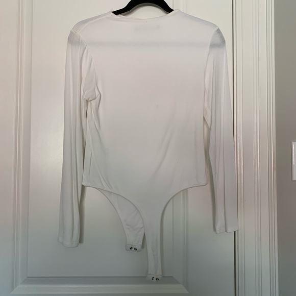 Naked Wardrobe - NW Bodysuit - White sz. L - Picture 2 of 2